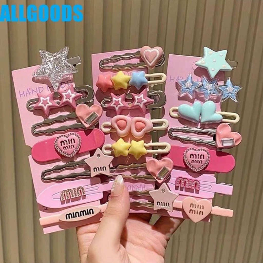 Set 7 Kẹp tóc chữ cái kim loại– Phụ kiện "ngầu xỉu" cho nàng ngọt ngào mà chất chơi