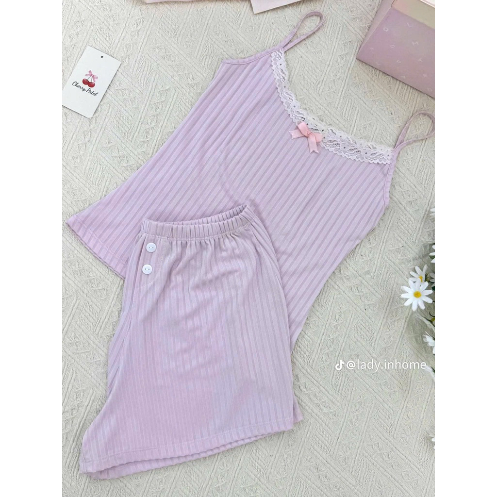 Set 2 Dây Thun Tăm Co Giãn Mát Mịn Xinh