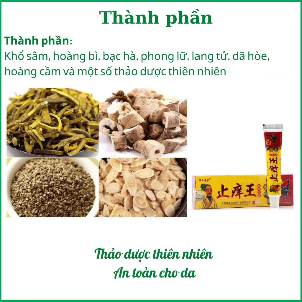Kem thoa giảm ngứa da, kem chống viêm da cơ địa Thần dược bọ cạp, kem dưỡng da đông y thành phần tự nhiên an toàn.