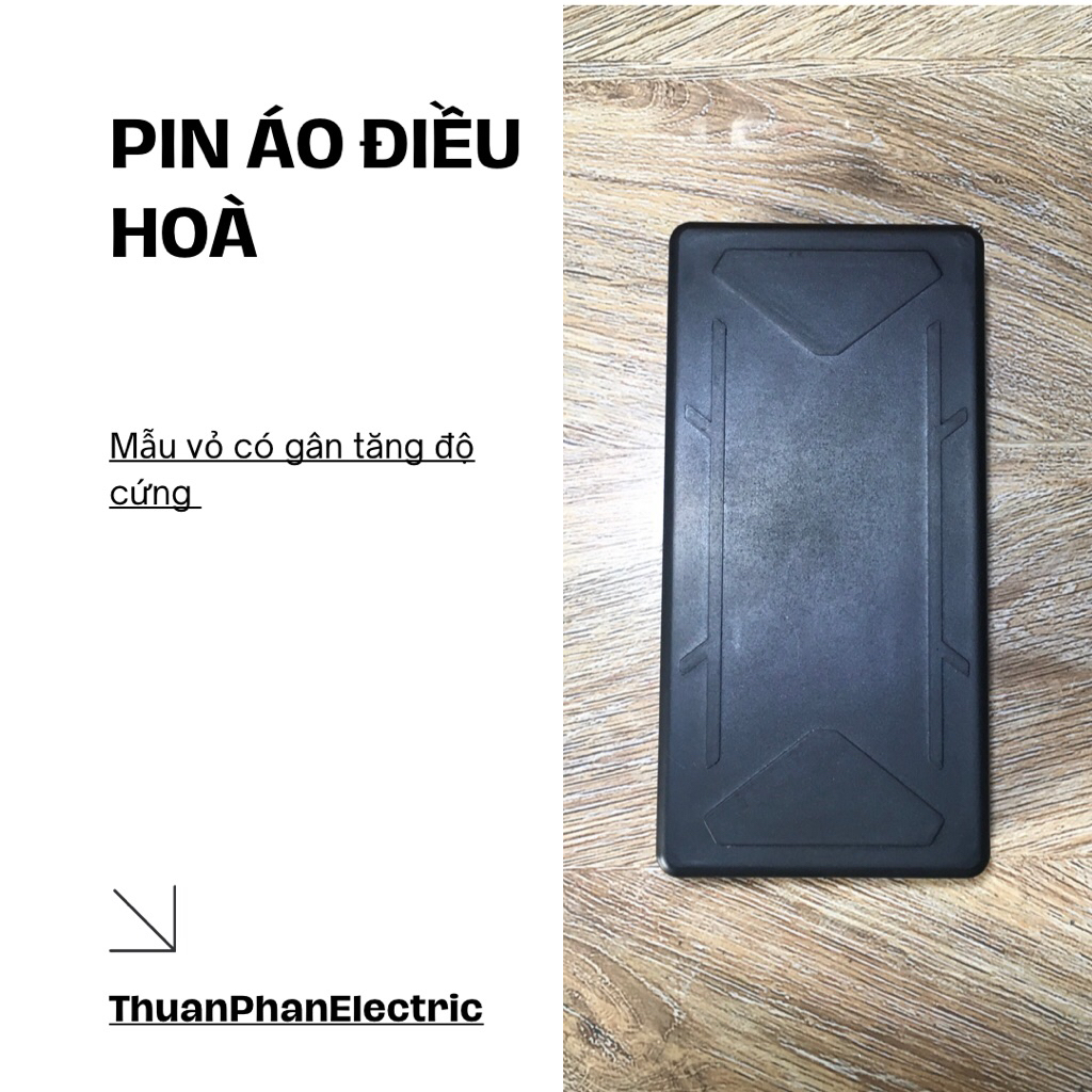 [BH12tháng] Pin Áo Điều Hoà 12V Lõi Lithium-ion chính hãng LG18650 Độ Bền Cao, Hoạt Động 10-12H