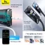 Dây sạc 2 in 1 Cáp sạc dữ liệu sạc nhanh 2 trong 1 Type C To C+L 100W - Hỗ Trợ PD/PPS, Bền Bỉ,2 đầu USB C to C + iP 30W