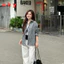 Áo Sơ Mi Kẻ Dài Tay Nam, Nữ, Form Dáng Rộng, Chất Liệu Cotton, Shy Basic