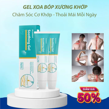 Gel Xoa Bóp Cơ Khớp Dr Rerdia Soothing Gel 30g - Giảm Đau Vai Gáy, Cổ Tay, Chiết Xuất Nhân Sâm Nghệ Ngải Cứu