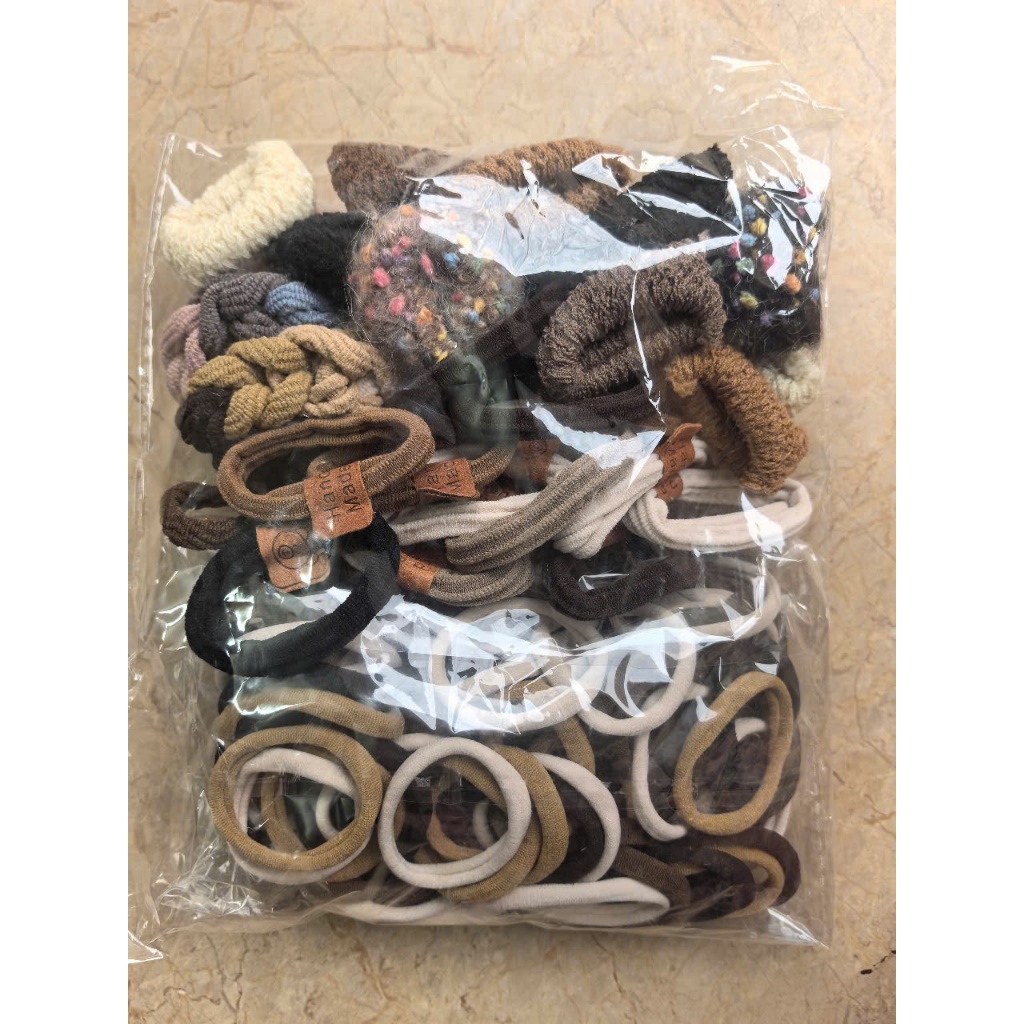 Set 136 Dây Buộc Tóc Nữ Cao Cấp – Chun Buộc Tóc Nhiều Mẫu Xinh | Nơ, Gấu, Lò Xo, Thun Bản To – Phụ Kiện Tóc Nữ siêu xinh