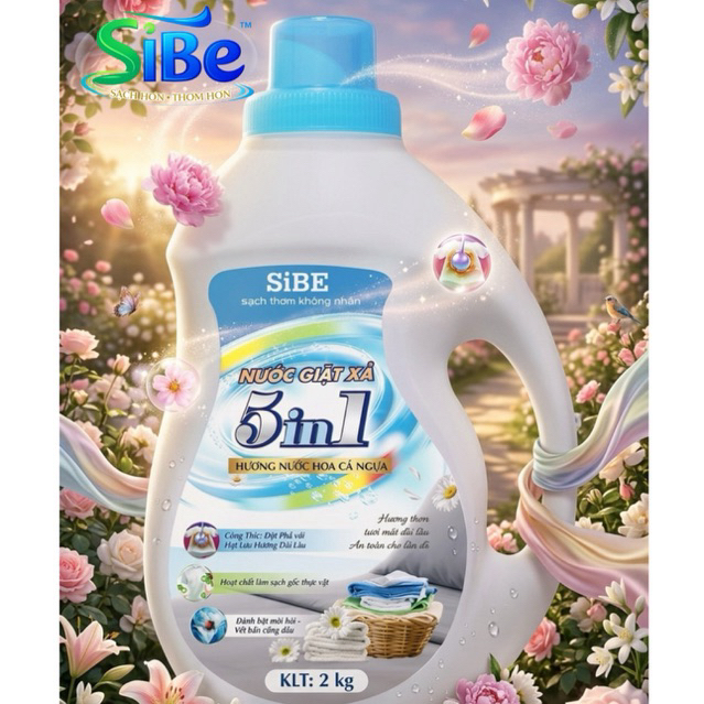 mua hàng cùng nước giặt SiBE 5in1