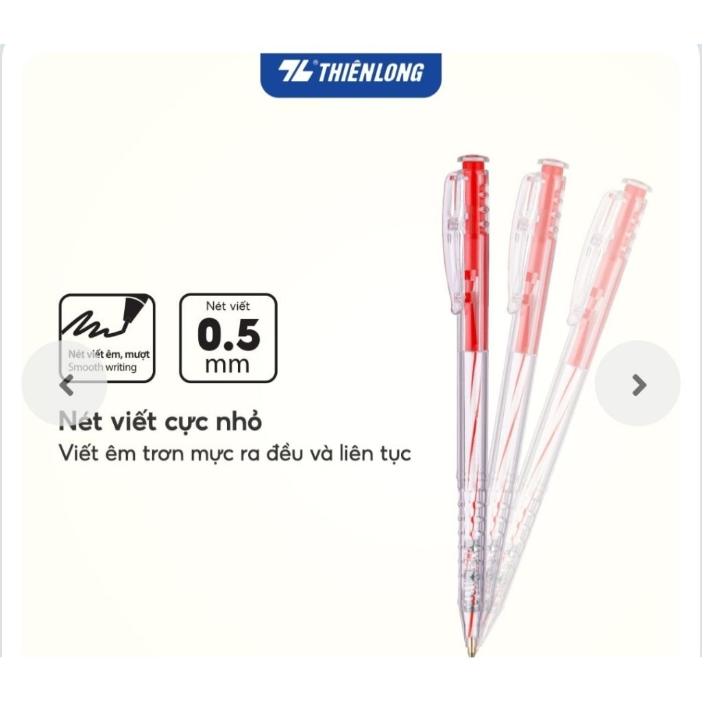 1 hộp*20c bút bi TL027 SỊN
