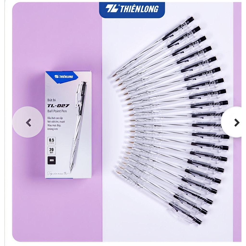 1 hộp*20c bút bi TL027 SỊN