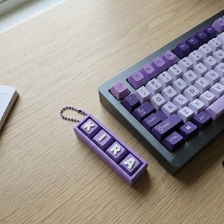 Móc Khóa Bàn Phím Tên Cá Nhân Hóa Bấm Click ASMR - Keycap Chữ Fidget Giảm Stress, Quà Tặng Văn Phòng