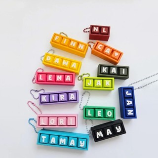 Móc Khóa Bàn Phím Tên Cá Nhân Hóa Bấm Click ASMR - Keycap Chữ Fidget Giảm Stress, Quà Tặng Văn Phòng