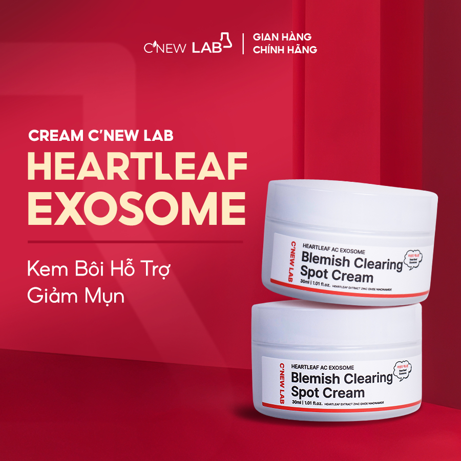 Kem chấm mụn chiết xuất diếp cá C'New Lab Heartleaf Ac Blemish Clearing Spot Cream (30ml)