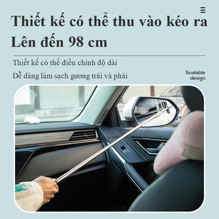 Gạt nước gương chiếu hậu ô tô, gạt sạch kính xe, giúp lái xe an toàn, gạt sạch vết bẩn trên biển số không lo bị phạt,