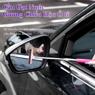 Gạt nước gương chiếu hậu ô tô, gạt sạch kính xe, giúp lái xe an toàn, gạt sạch vết bẩn trên biển số không lo bị phạt,