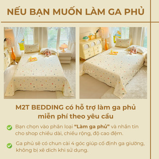 Bộ ga giường và vỏ gối Cotton Đũi Windy M2T BEDDING - bộ gồm 1 ga giường và 2 vỏ gối nằm 50x70cm, mềm, mịn, mát