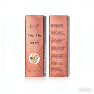 BOB Foundation Liquid Moisturizing Sweatproof Oil Control Kem che khuyết điểm lâu dài 35ml