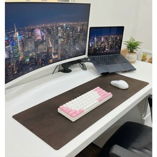 Pad Chuột Da Bò Sáp Thật Kích Thước 40x80cm Bền, Đẹp - Chống Nước, Chống Xước
