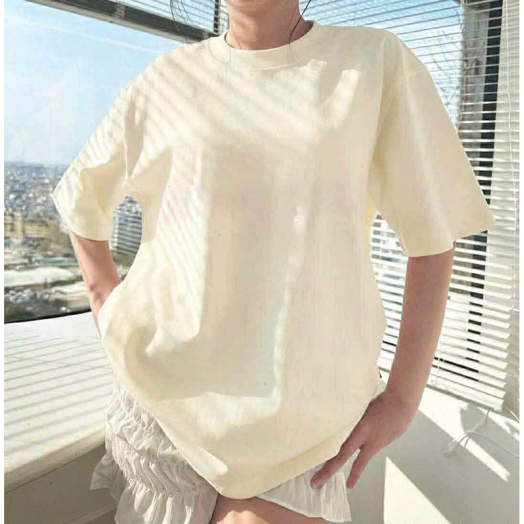 Áo thun Trơn form Oversize - Chất liệu 100%cotton - định lượng 260gsm