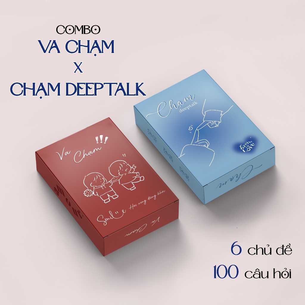 Bộ bài tình yêu Va Chạm bộ bài troll dành cho cặp đôi cười đùa trêu trọc, thấu hiểu nhường nhịn nhau