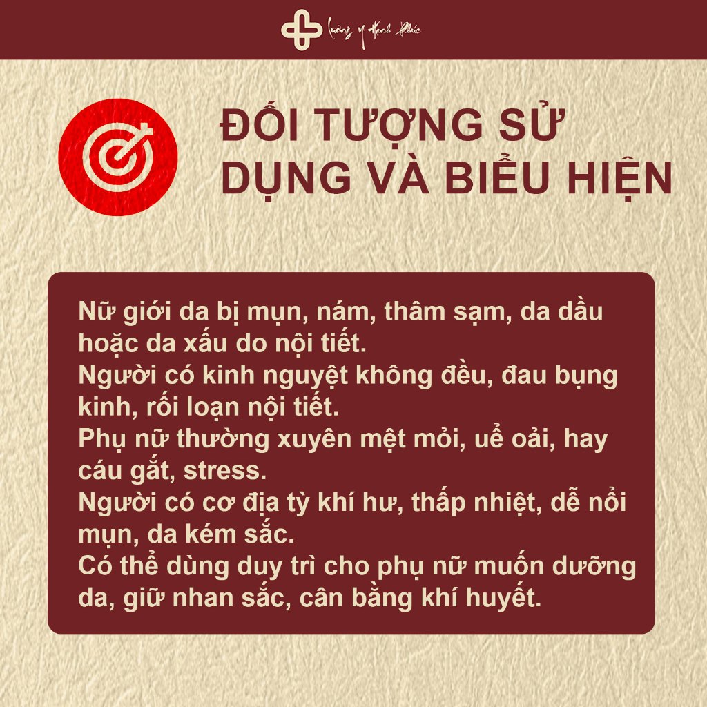 Thiết Kế Của Trà Dưỡng Nhan (Dưỡng Da)