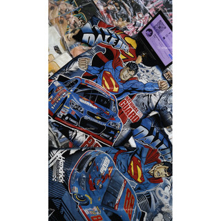 [ẢNH SHOP CHỤP] Áo Thun Cotton 100% Thái Super Man In Full 2 Mặt