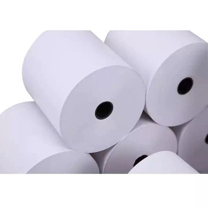 [COMBO 4 CUỘN] Giấy in bill cuộn bự K80x80 in máy Pos 80MM K80*80 80x80 giấy in nhiệt K80 giấy in hóa đơn giấy nhiệt