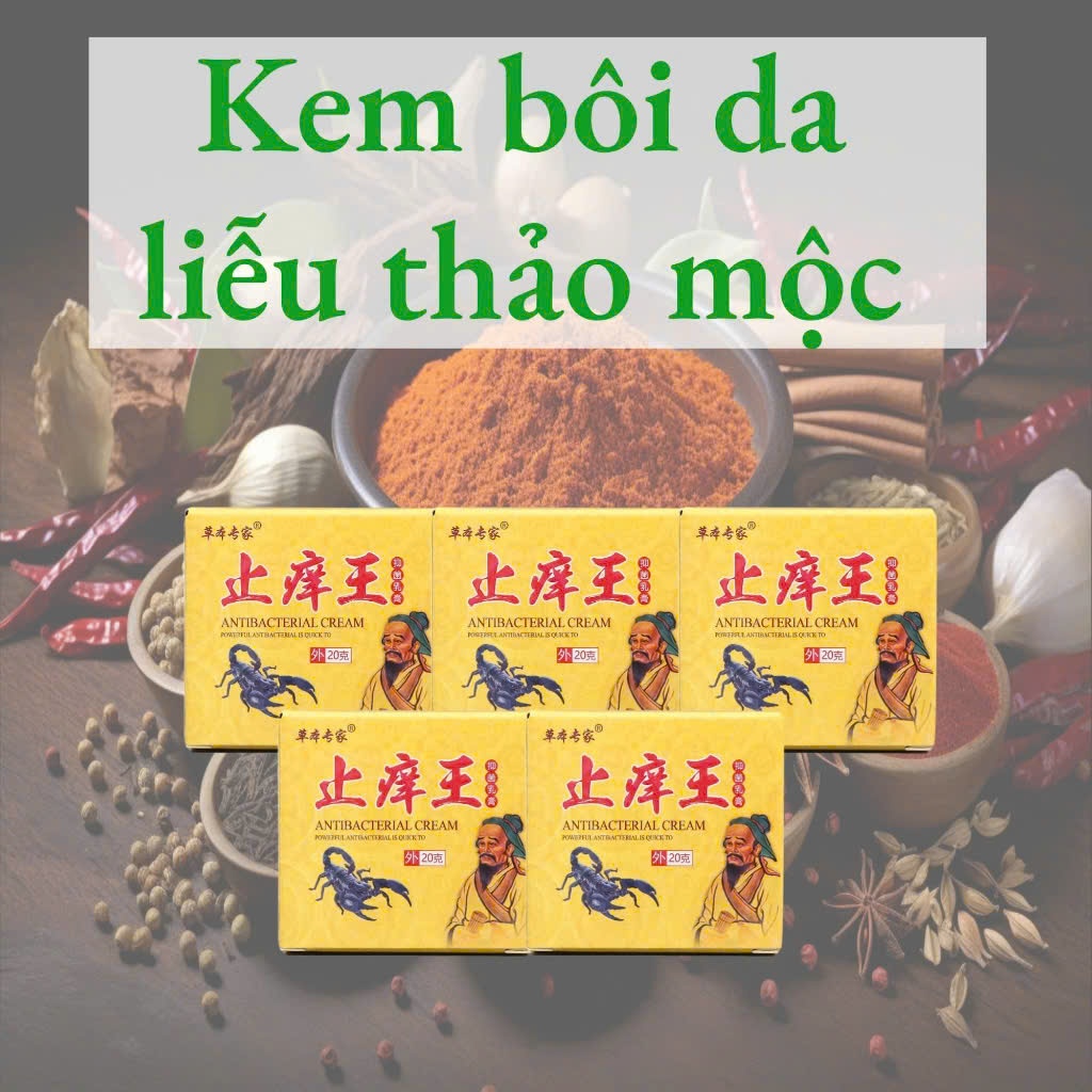 Hũ Kem bôi ngoài da giảm ngứa, hỗ trợ viêm da, mẩn đỏ, dị ứng da