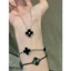 Dây chuyền cao cấp chất liệu đồng trắng si kim kiểu dáng nhẹ nhàng