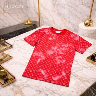 Áo Thun Nam Họa Tiết Monogram Cao Cấp Phong Cách Trẻ Trung Năng Động Street Style