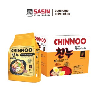 Thùng mì chinnoo không gia vị túi kiếng 168 vắt HMYX0004