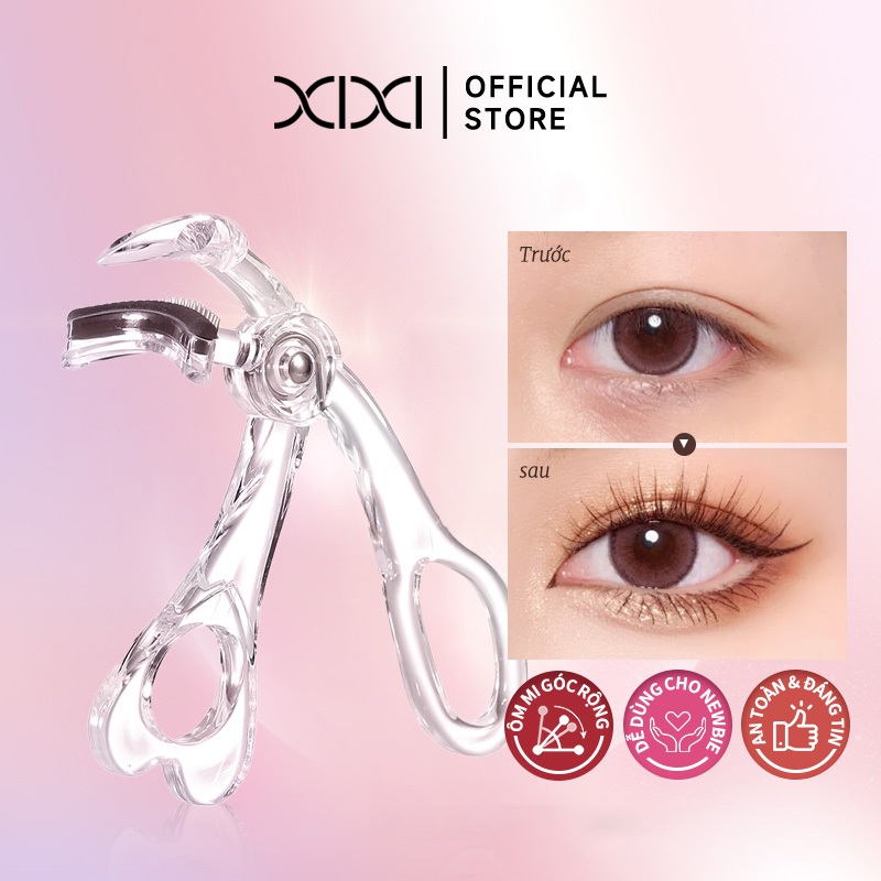 XIXI GJ182 Kẹp Mi Cong Tự Nhiên, Góc Rộng Dễ Bấm, Không Kẹp Da, Dụng Cụ Uốn Mi Trang Điểm