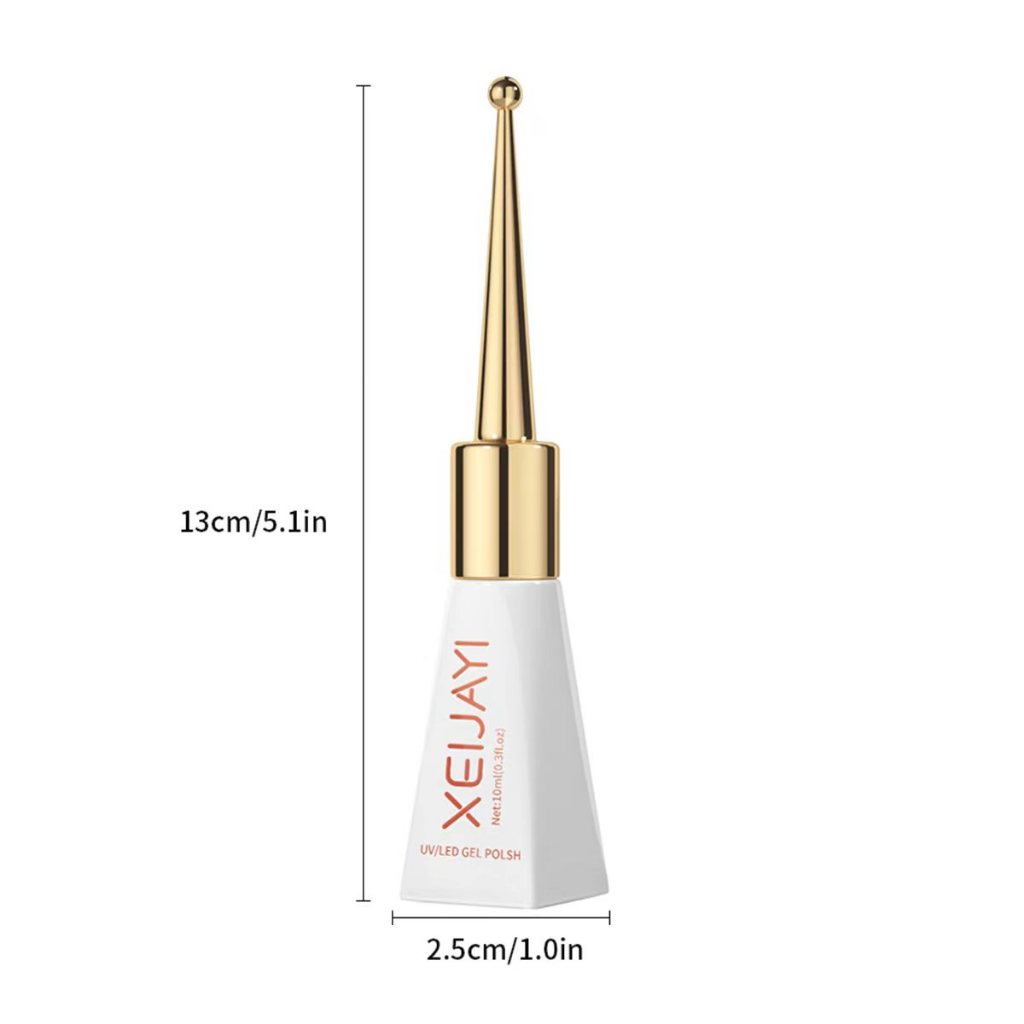 XEIJAYI 10ml - Sơn móng tay dạng gel màu đỏ anh đào mới, bền màu và rực rỡ, phù hợp với mọi tông da.