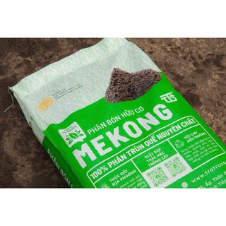 Phân Trùn Quế MekongTTS Cao Cấp -  Cải Tạo Đất Dưỡng Ẩm Cây Trồng Độ Ẩm 30%