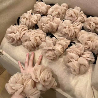 dây buộc tóc hoa combo 2 chiếc