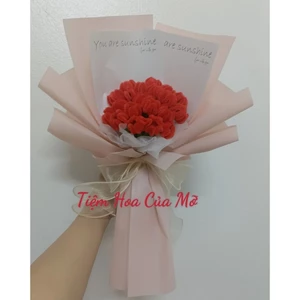 Bó hoa tulip mini kẽm nhung 20 bông