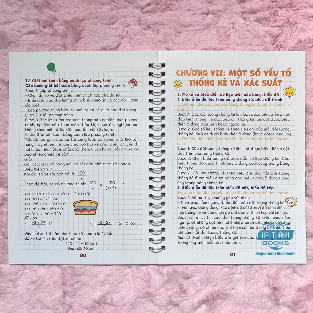 Sổ tay Take note Toán lớp 9 chính hãng - Sổ tay tóm tắt kiến thức lớp 9 ôn thi hiệu quả vào 10