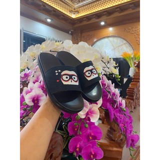 Dép thời trang trơn đen bền đẹp, đế 2 lớp khâu chắc chắn, chống hôi chân có size 37 đến 45