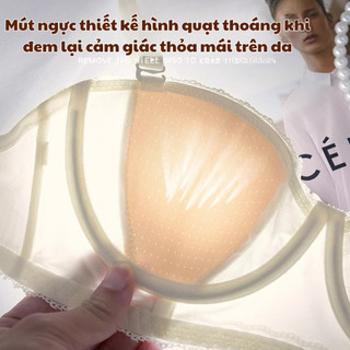 Bra Lụa, Set Lụa Satin Bóng Phối Ren Cao Cấp – Mút Mỏng Thoáng Khí, Gọng Mềm Ôm Ngực, Dây Tháo Rời BRA27