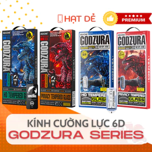 Kính Cường Lực Godzura 6D Chính Hãng Wekome Cho iphone | Hạn Chế Vân Tay | HD/Privacy | Bảo Vệ Toàn Màn Hình
