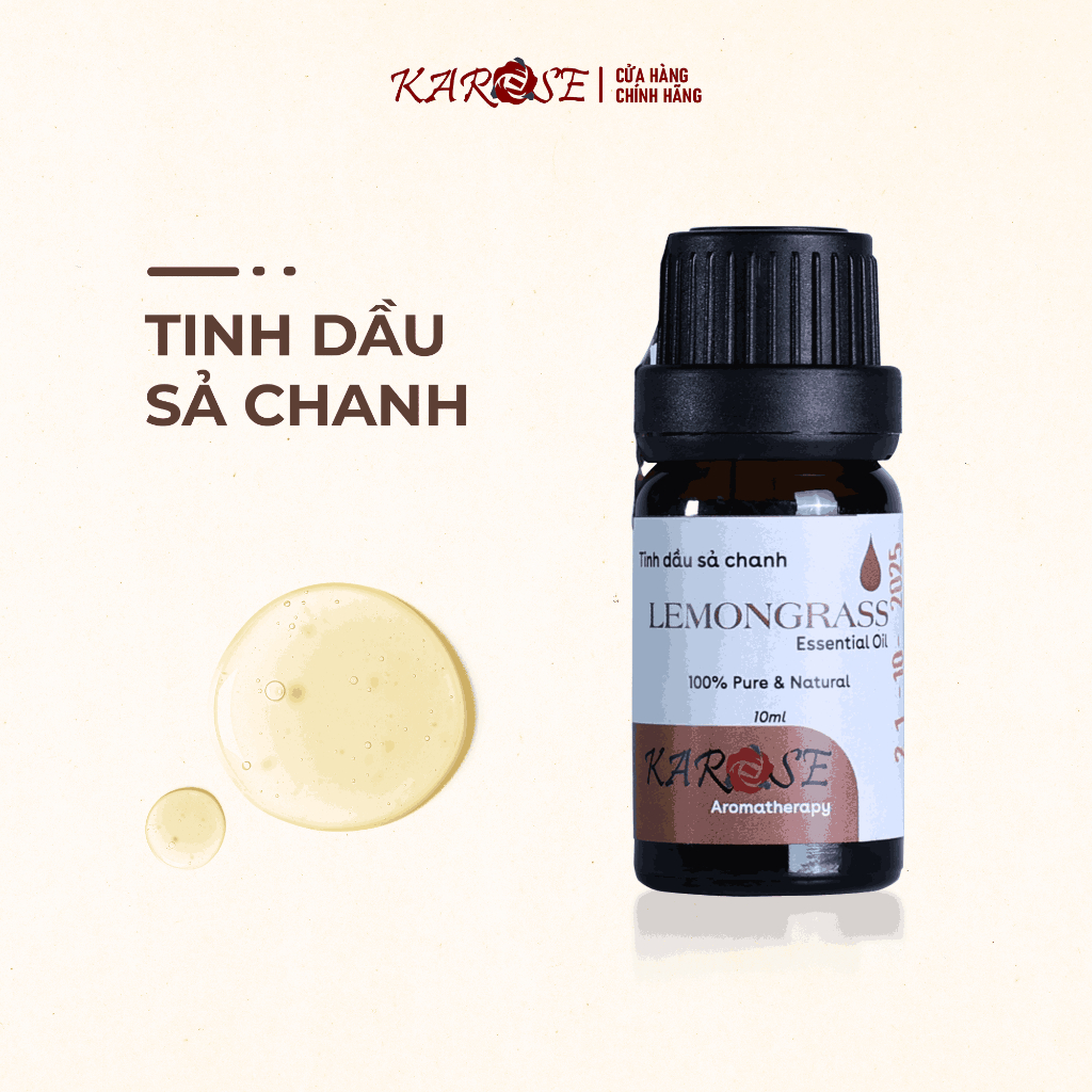 Tinh dầu sả chanh KAROSE Lemongrass 10ml