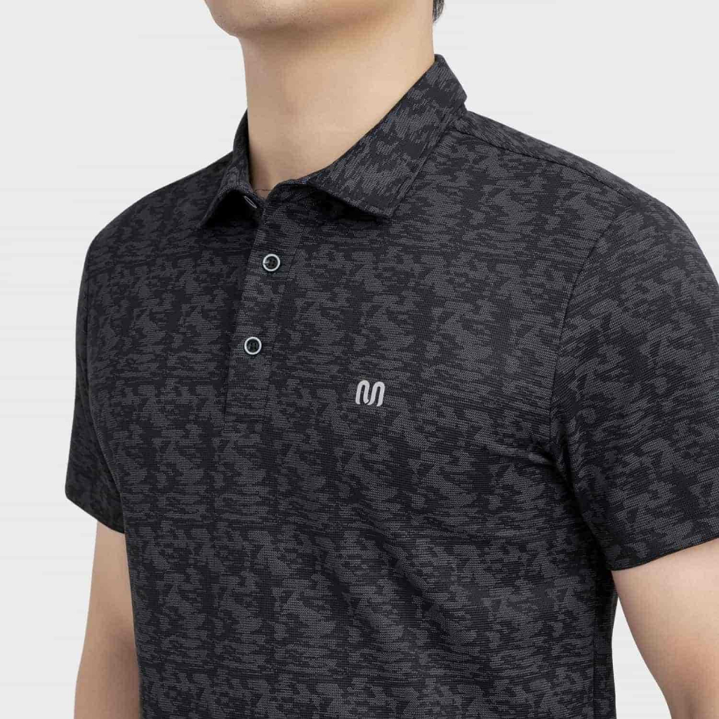 Áo Polo Nam Jacquard Regular Fit Chất Liệu Co Giãn Thoáng Mát, Phong Cách Lịch Lãm IPS083MAH0