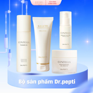 [Mẫu Mới] Dr.pepti Centella - Bộ làm sạch dưỡng da Nước Hoa Hồng Dưỡng Da 180ml, Tinh Chất Trắng Da Dark Spot 30ml...