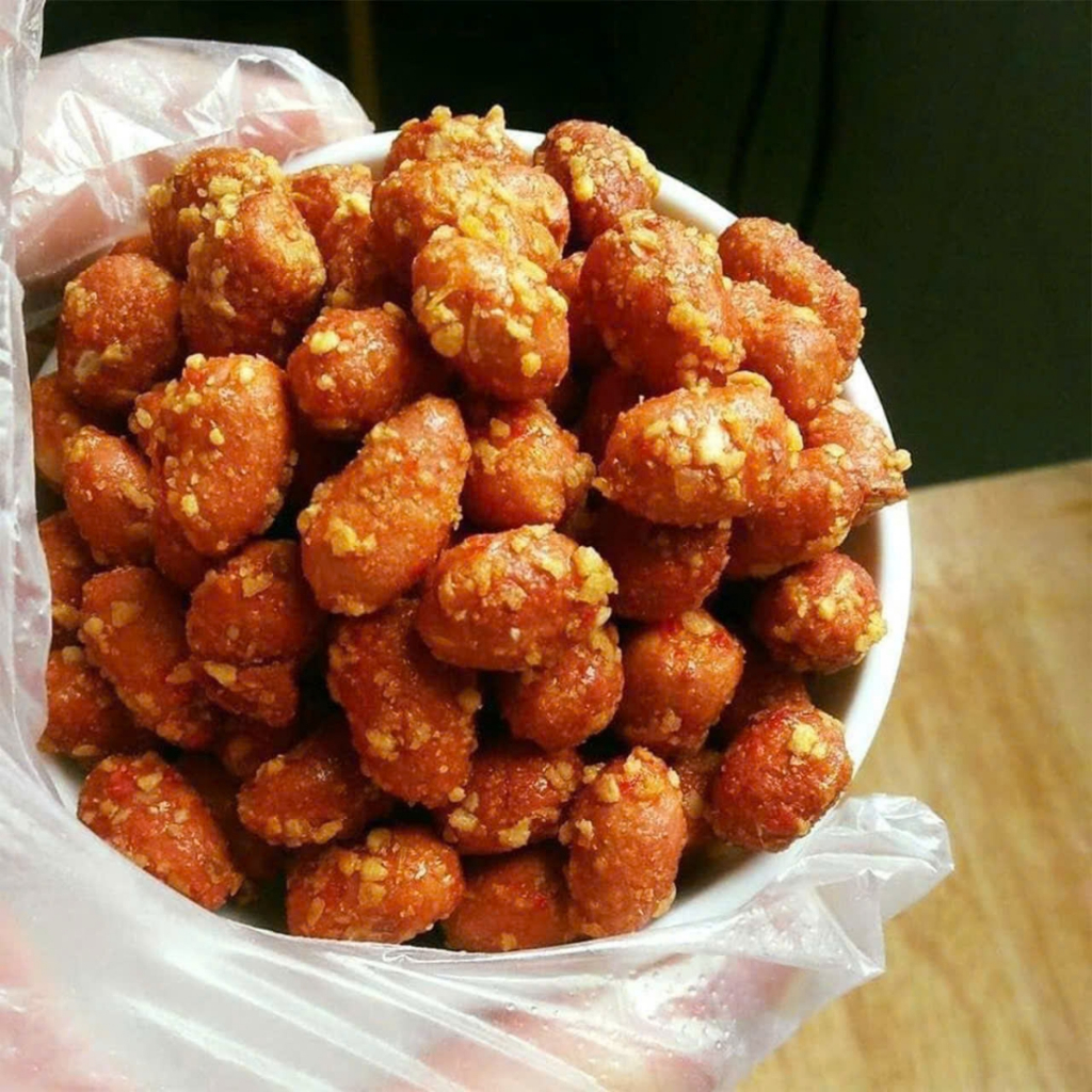 Lạc Rang Tỏi Ớt Cay Giòn, Lạc Rang Tẩm Vị Thơm Ngon Thấm Vị, Đậu Phộng Tỏi Ớt Thơm Cay - Tiệm Ăn Vặt Dudu