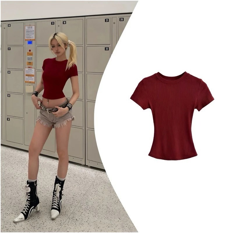 [Peinn] [ SLIM TEE] Áo thun Baby Tee DANEJI Siêu Ôm body, thun tăm lạnh chất co dãn Kenco.ctothing Sài gòn