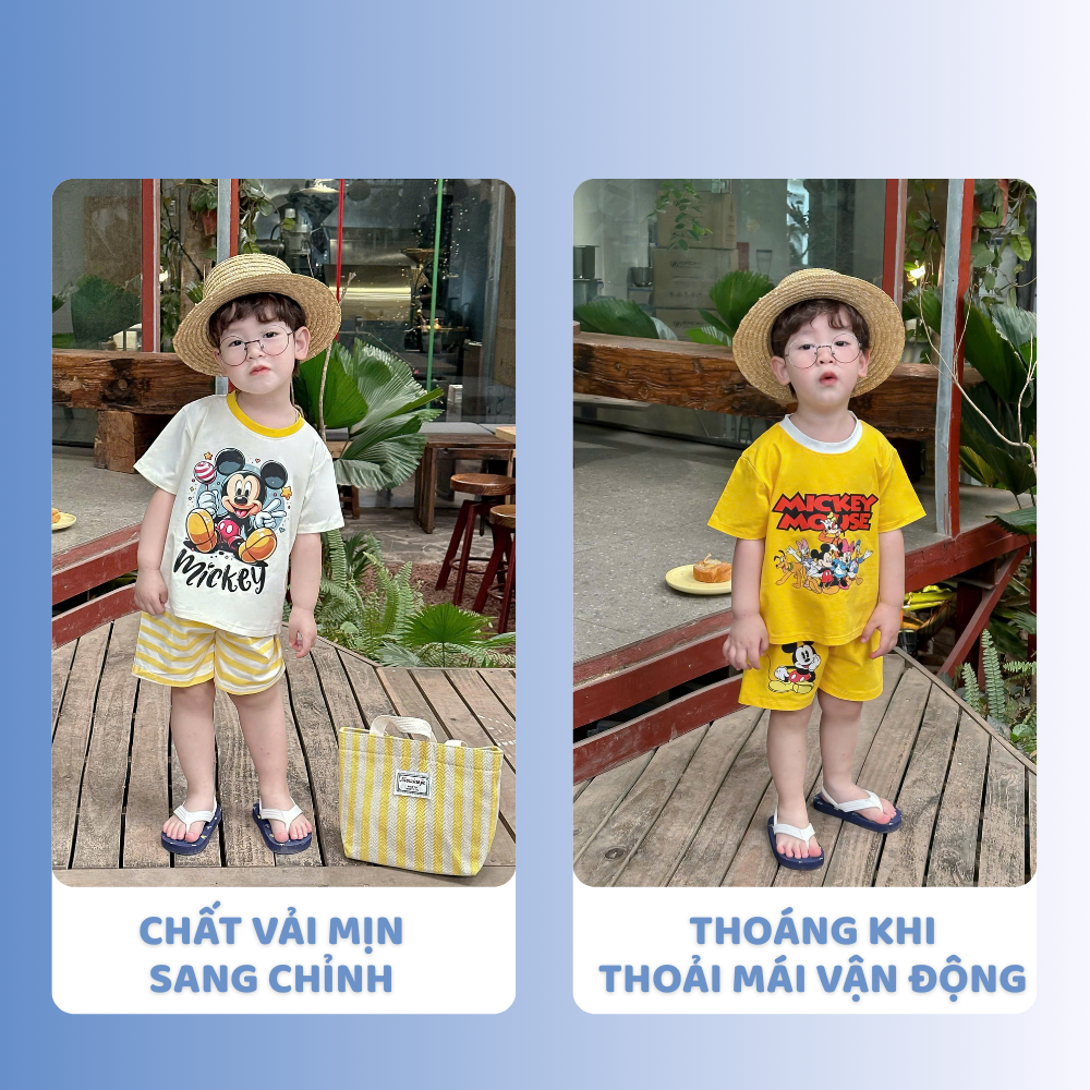 [À ƠI SHOP] H31- set 3 bộ cộc mickey cầm kẹo dơ hi- a100.335