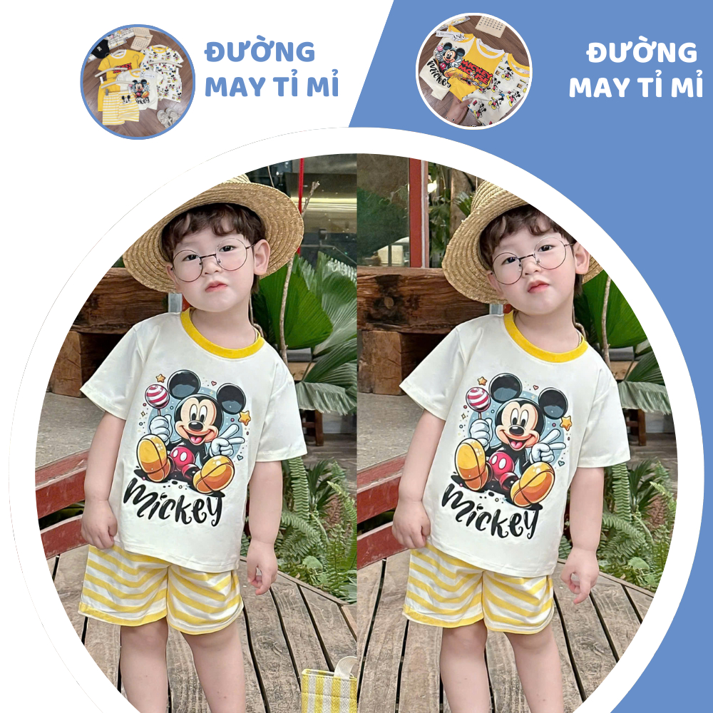 [À ƠI SHOP] H31- set 3 bộ cộc mickey cầm kẹo dơ hi- a100.335