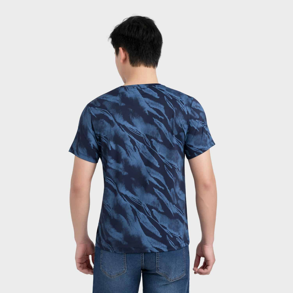 Áo Thun Nam Insidemen Hoa Văn Cá Tính Vải Polyamide Spandex, Regular Fit  ITS027MAH0