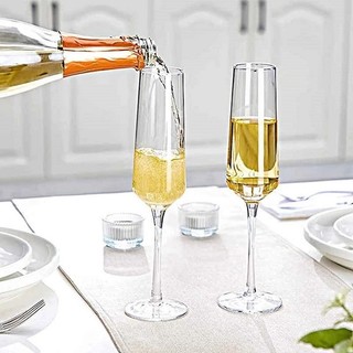 Bộ 6 ly thuỷ tinh uống vang trắng whisky CHAMPAGNE dung tích 200 ml cao cấp