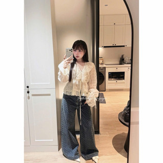 Áo Tơ Bèo Cổ V Thắt Dây [M02]
