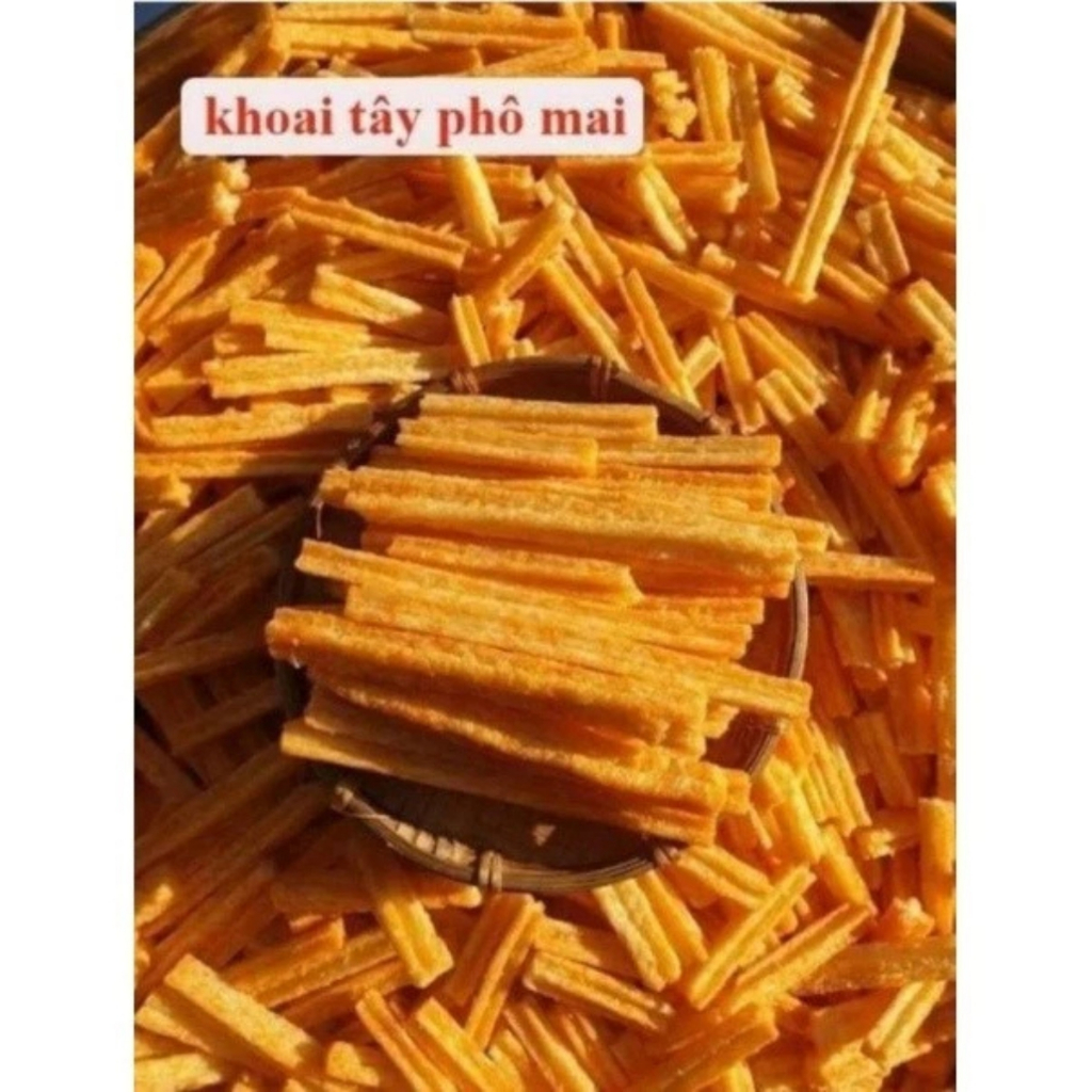 Bim Bim Khoai Tây Lắc Phô Mai, Snack Khoai Tây Que Thơm Ngon Giòn Tan - Đồ Ăn Vặt -Tiệm Ăn Vặt DuDu