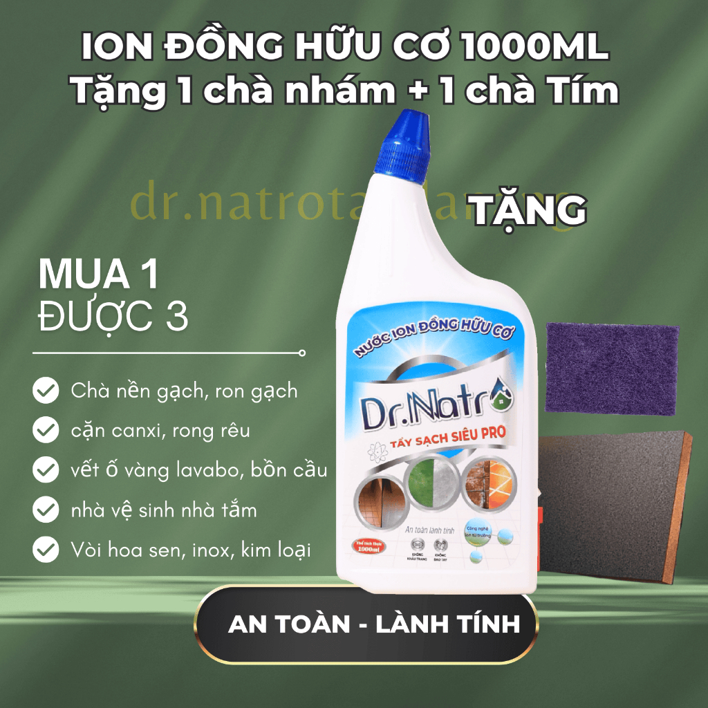 Nước Tẩy Rửa Đa Năng - Hình ảnh thực tế