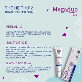 [Chính Hãng] Gel giảm mụn ẩn giảm thâm Megaduo Gel bản Plus 15g